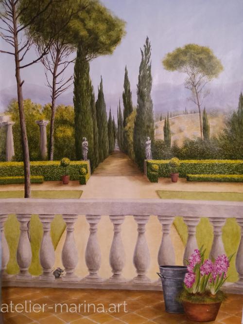 Terrasse en Toscane 